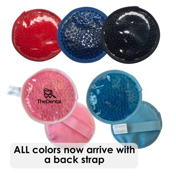 150 Customized Plush Gel Beads Hot Cold Pack Circle - Reusable & ...