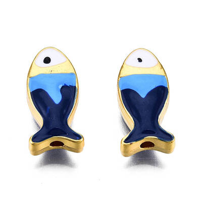 Rack Plating Alloy Enamel Beads