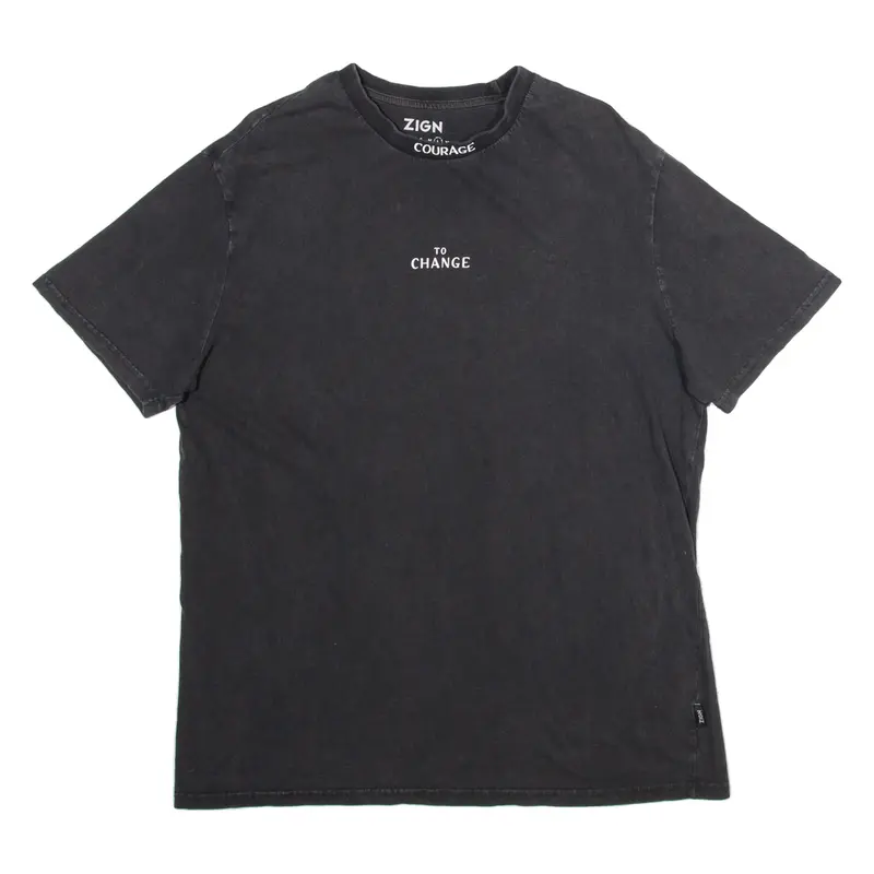 ZIGN Mens T-Shirt Black L