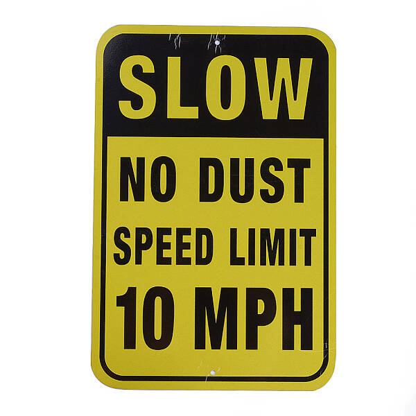 UV Protected & Waterproof Aluminum Warning Signs