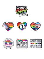 Cute Heart Shaped Enamel Pin Suitable for Backpacks, Jeans, Scarves, Hats Decoration, Fashion Accessories for Men & Women