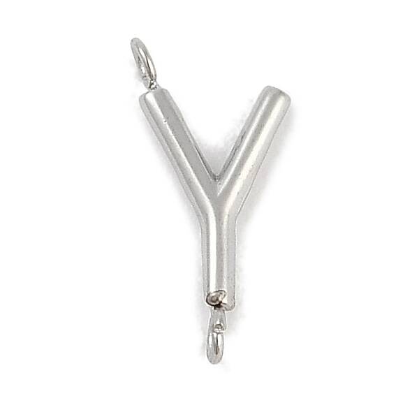 304 Stainless Steel Letter Connector Charms