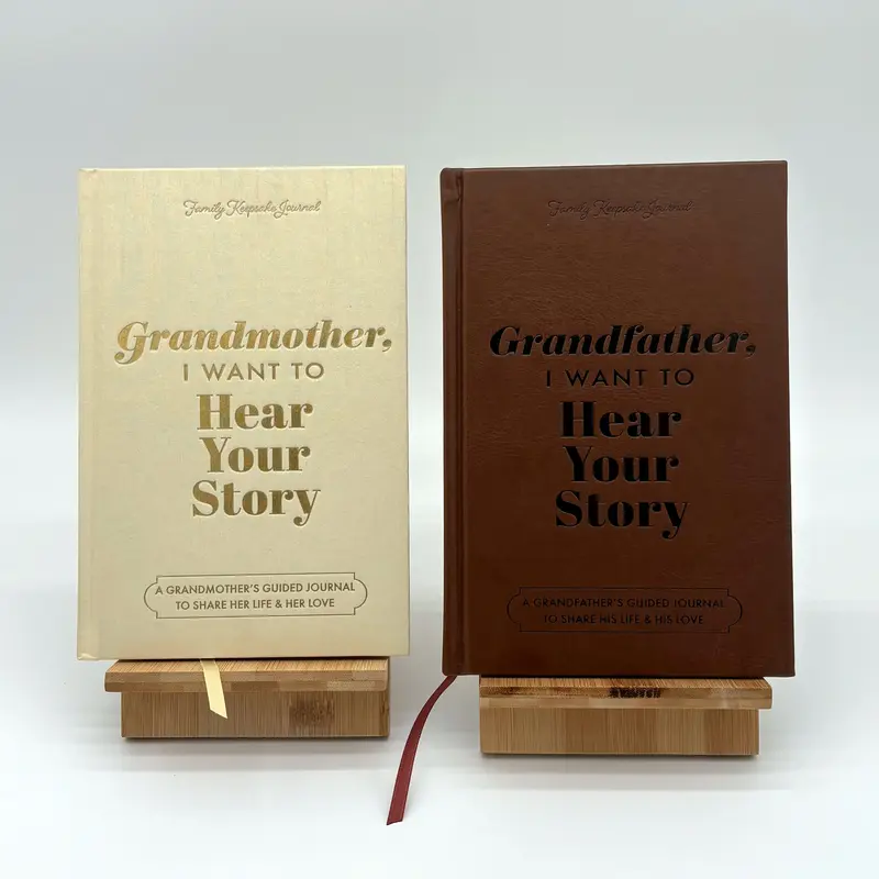Hear Your Story Grandmother and Grandfather Special Heirloom Edition Bundle - 2 Book Bundle Guided Heritage Journal Memories ...