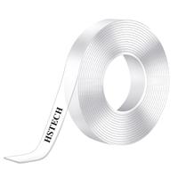 (1/2in 10Ft) Double Sided Tape Heavy Duty Acrylic Sticky Mounting Tape Clear Removable Strong Two Sided Adhesive for Sign/Pho...