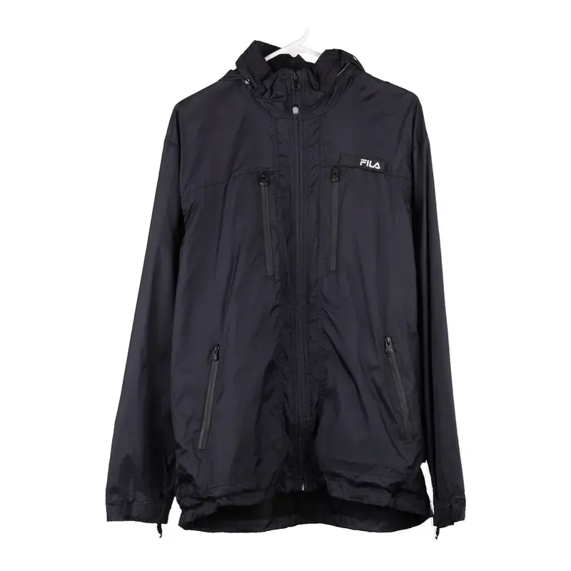 Fila Jacket - XL Navy Nylon
