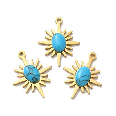 Synthetic Turquoise Pendants