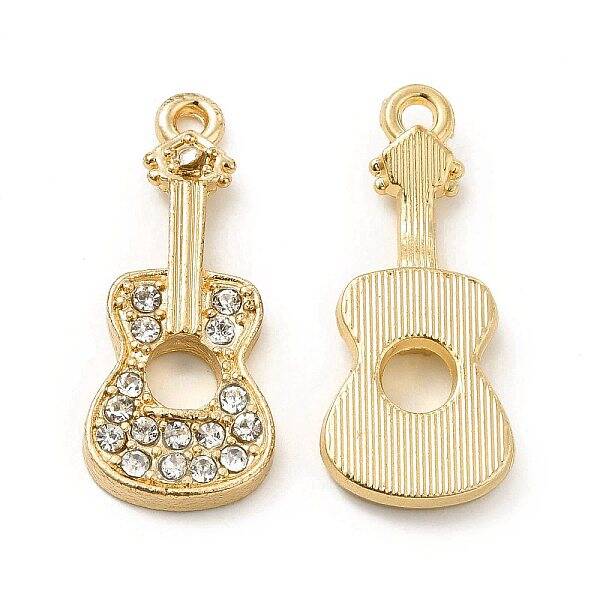 Rack Plating Alloy Rhinestone Pendants