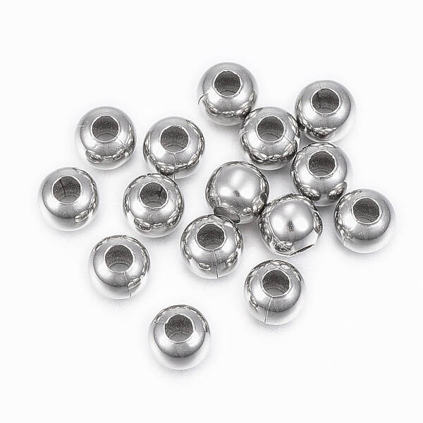 Tarnish Resistant 304 Stainless Steel Beads