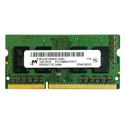 Micron MT4JSF12864HZ-1G4D1 | 1GB DDR3-1333MHz PC3-10600 Non-ECC Unbuffered SODIMM CL9 1Rx16 1.5V 204-Pin Memory Module