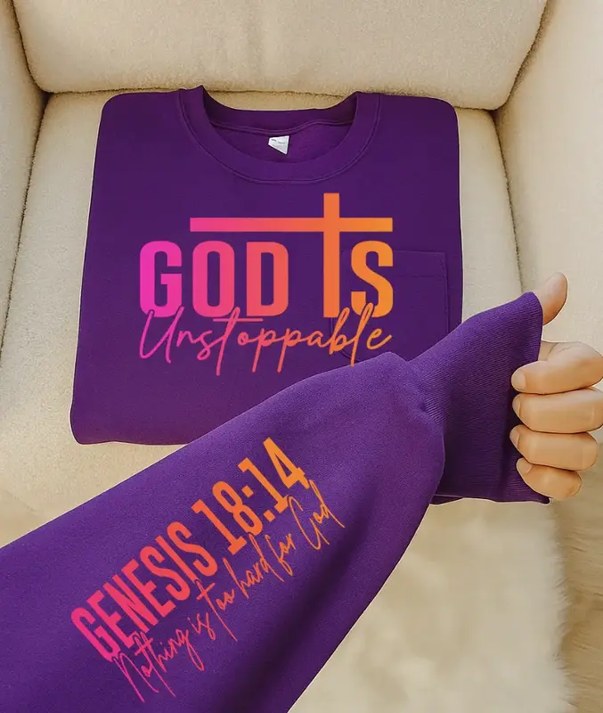 God is Unstoppable  DTF Transfer  Hat Print , heat transfers