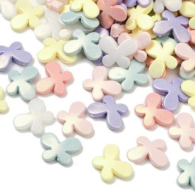 UV Plating Opauqe Acrylic Beads
