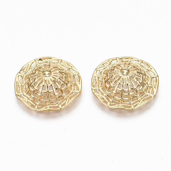 Hollow Brass Peg Bails Pendants