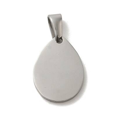 Non-Tarnish 304 Stainless Steel Stamping Blank Tag Pendants