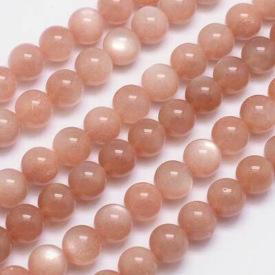 Natural Sunstone Beads Strands