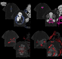 [COLLECTION] 12 Design Jujutsu Kaisen Anime Tee  – Sukuna, Gojo, Megumi, Geto, Nanami, Choso, Yuta, Toji Graphic T-Shirt, V...
