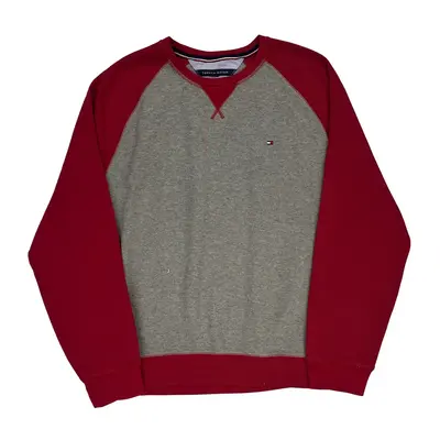 Tommy Hilfiger Sweatshirt - XL Grey Cotton Blend