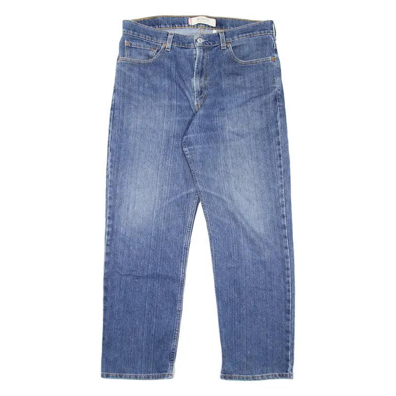 LEVI'S 550 Jeans Mens Blue Relaxed Tapered Stone Wash W34 L30