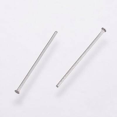 Tarnish Resistant 304 Stainless Steel Flat Head Pins