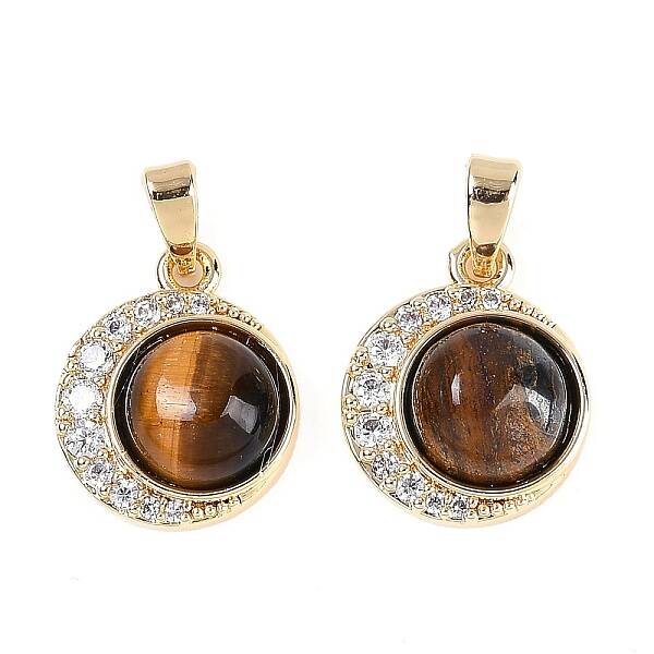 Brass Cubic Zirconia Pendants