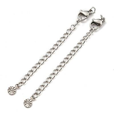 Tarnish Resistant 304 Stainless Steel Curb Chain Extender