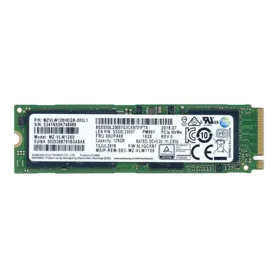 00UP448 Lenovo 128GB PCI Express 3.0 x4 NVMe M.2 2280 Solid State Drive