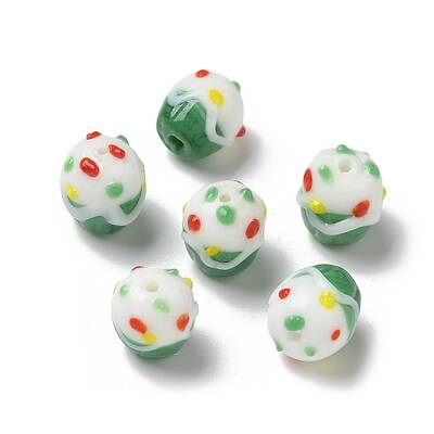 Handmade Lampwork Bumpy Beads