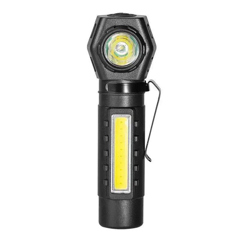 Super Bright LED Headlight, Waterproof USB Rechargeable Headlamp with Magnetic Bottom, Dual-use Head Torch Flashlight for Out...