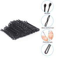 Bobby Pins 5 Pcs, Bobby Pins Black 2Inches, Reusable Invisible Wave Non Slip Hair Pins, for Girls, and Women, Bulk