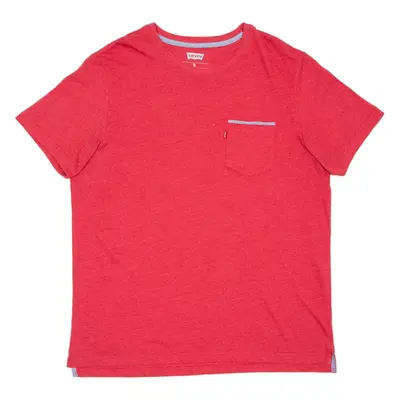 LEVI'S Mens T-Shirt Red XL