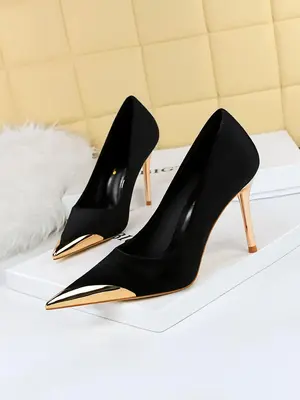 Women's Fashionable Pointed Toe Stiletto Heels, Elegant High Heel Shoes for Party, Daily Clothing Decor for Women & Girls