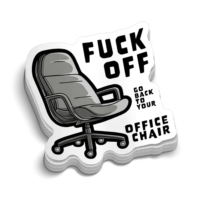 Office Chair - Hard Hat Decal