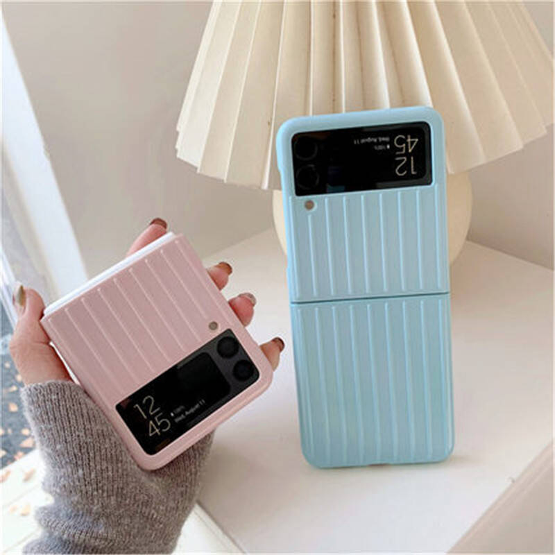 Folding Screen Phone Case Ultra-thin Anti-Fall Shockproof Hard Slim Samsung Z Flip Protective Cover