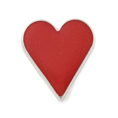 Poker Black Alloy Brooches