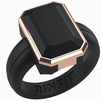 Emerald Collection- Silicone Rings with Metal Frame - Patented Design