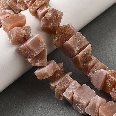 Natural Peach Moonstone Beads Strands