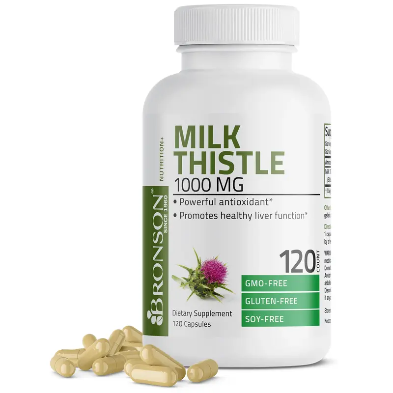 Milk Thistle - 1,000 mg Capsule for Liver Health - Healthcare