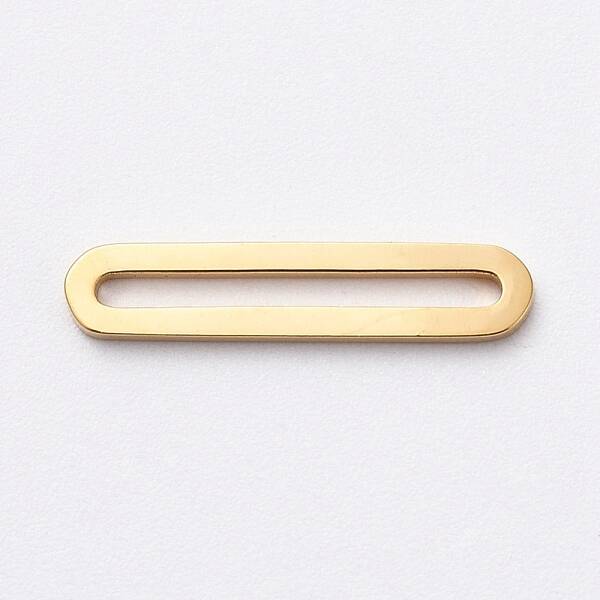 PVD Vacuum Plating 304 Stainless Steel Linking Rings for Jewelry Making