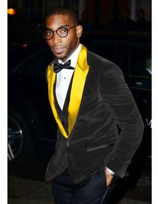 Green and Gold Prom Suit