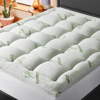 Bamboo Extra Thick Queen Mattress Topper for Back Pain,1000 GSM Quilted Fitted Mattress Pad Pillow Top Mattress Cover with De...