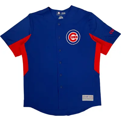 Majestic Chicago Cubs Arrieta Baseball Jersey - XL - Blue Polyester