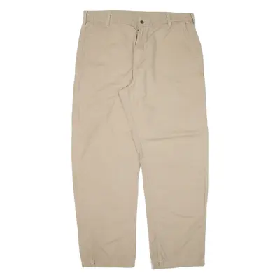 CARHARTT Workwear Mens Trousers Beige Loose Straight W40 L34