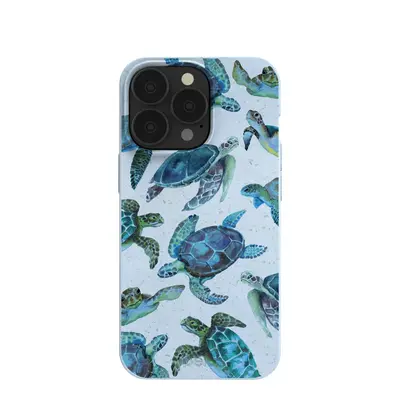 Powder Blue Underwater iPhone 13 Pro Case