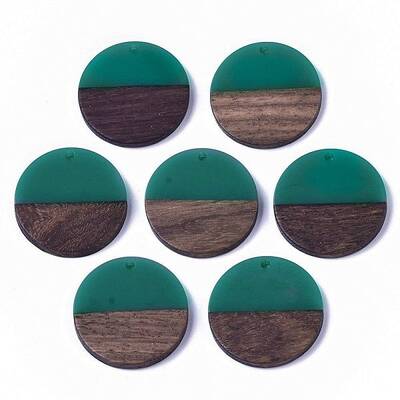 Resin & Wood Pendants