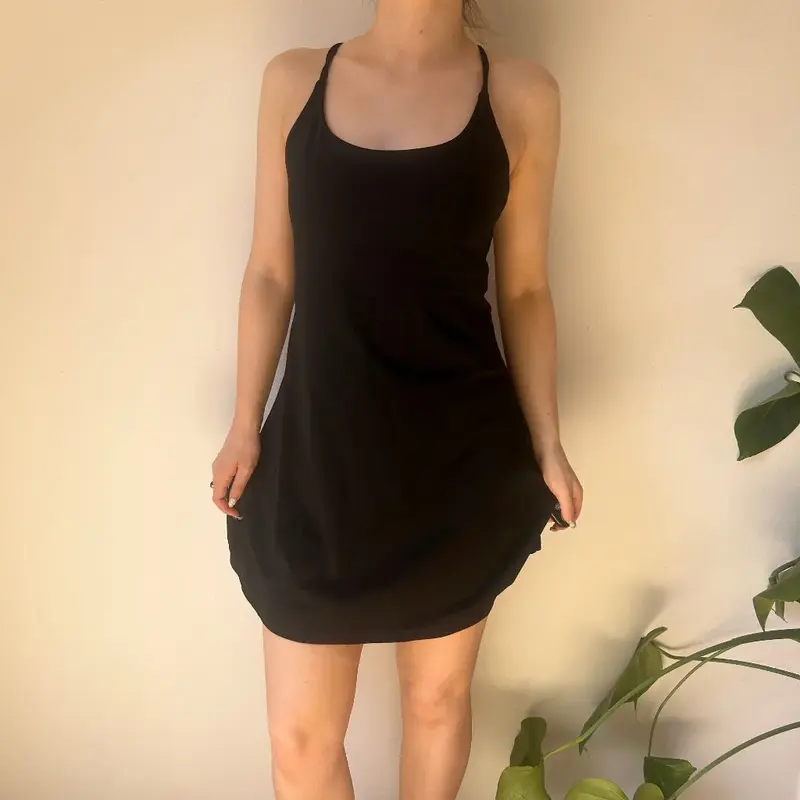 Unbranded Mini Dress - Medium Black Nylon Blend