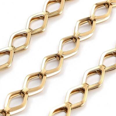 PVD Vacuum Plating 304 Stainless Steel Link Chain