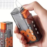 Portable Floss Dispenser, 1 Count Automatic Toothpick Holder, Toothpick Storage Box for Home & Travel, Home Organizer