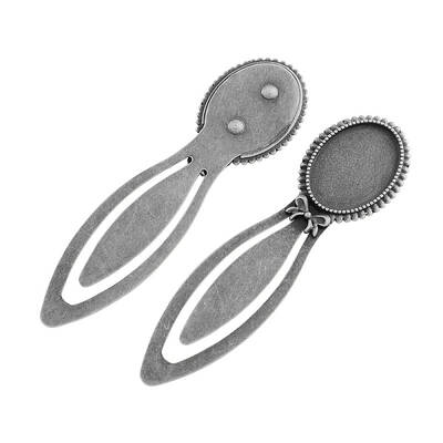 Vintage Tibetan Style Alloy Bookmarks Cabochon Settings