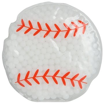 150 Custom Gel Beads Hot Cold Pack Baseball - Reusable & Moldable