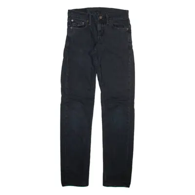 LEVI'S 511 Jeans Mens Black Slim Straight W26 L32
