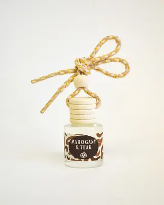 Mahogany + Teak Car Freshener | Mahogany Earthy Scent Car Freshener